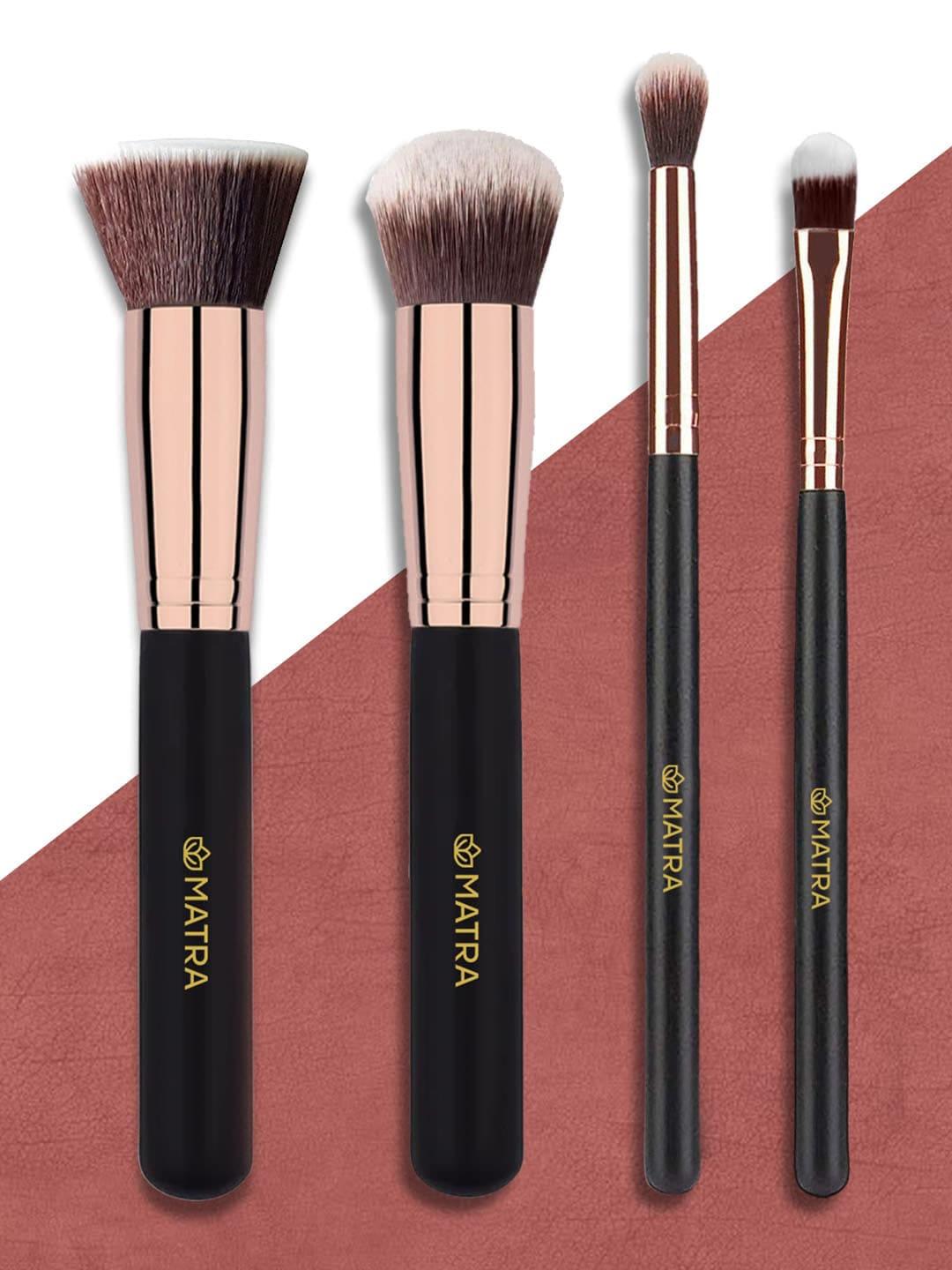 matra set of 4 beginner makeup brushes