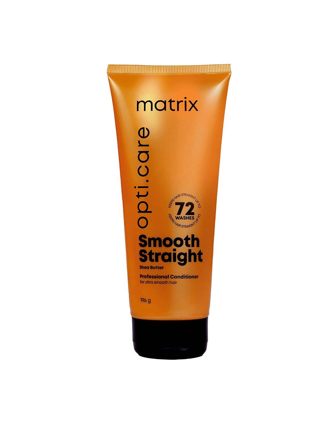 matrix opti care smooth straight professional conditioner with shea butter - 196 g