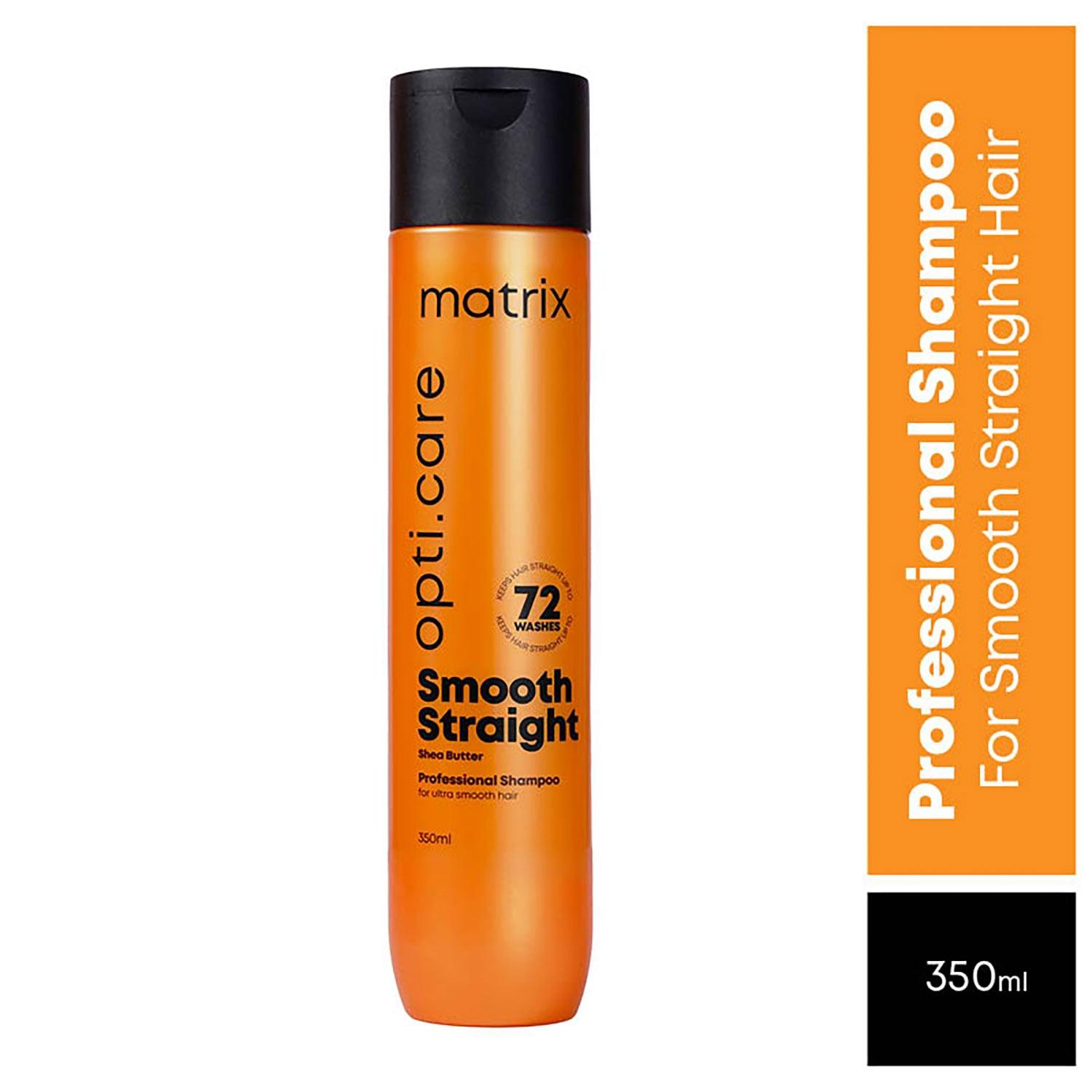 matrix opti care smooth straight professional shampoo (350ml)