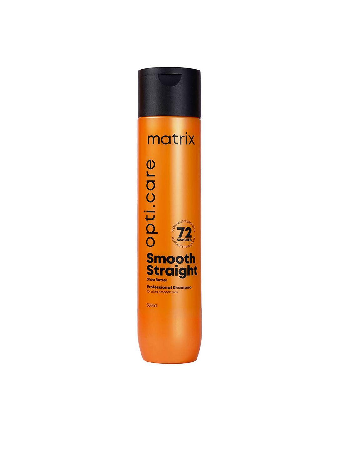 matrix opti care smooth straight professional shampoo with shea butter-350ml