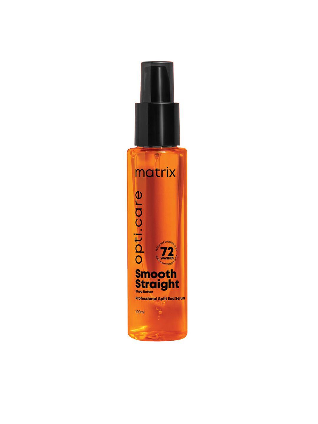 matrix opti care smooth straight professional split end hair serum with shea butter-100ml