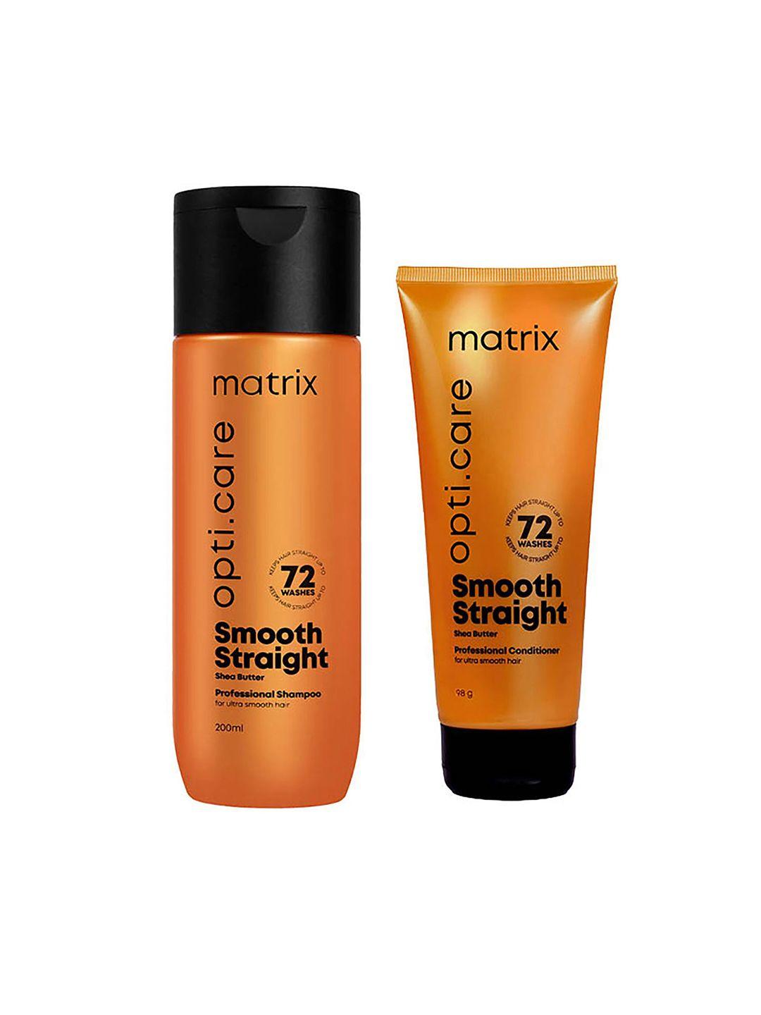 matrix set of opticare shampoo 200 ml + conditioner 98 g with shea butter for dry hair