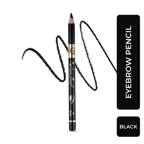 matt look eyebrow pencil long lasting formula professional stylist, black (1.2gm)