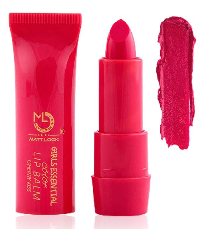 matt look girls essential color lip balm cherry kiss - 3.5 ml