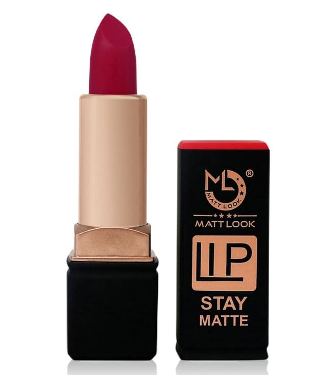 matt look lip stay matte lipstick 15 deep magenta - 3.5 gm