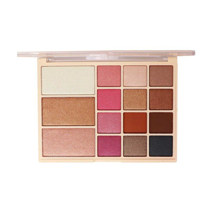 matt look 15 in 1 baked highlighter & eyeshadow palette