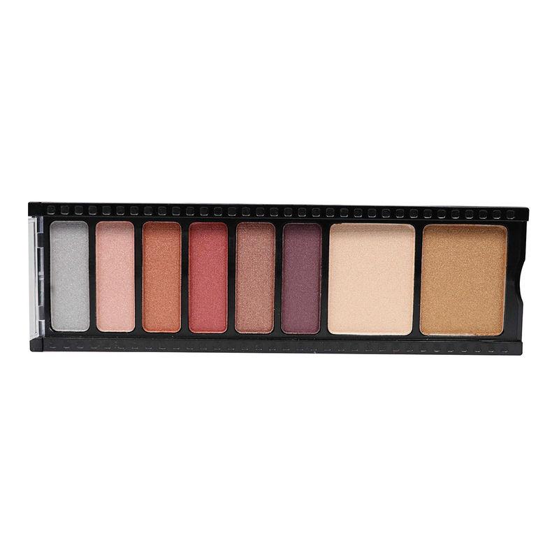 matt look 8 in 1 eyeshadow highlighter palette