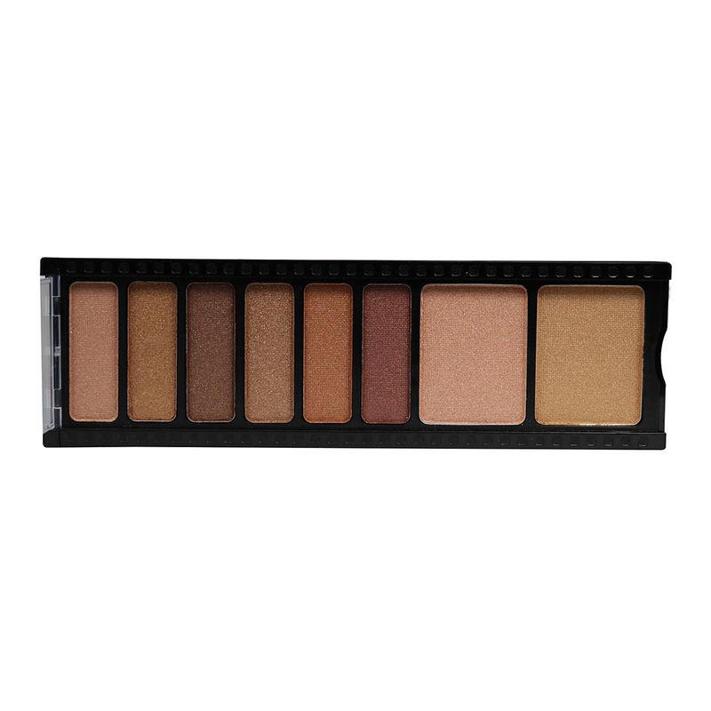 matt look 8 in 1 eyeshadow highlighter palette