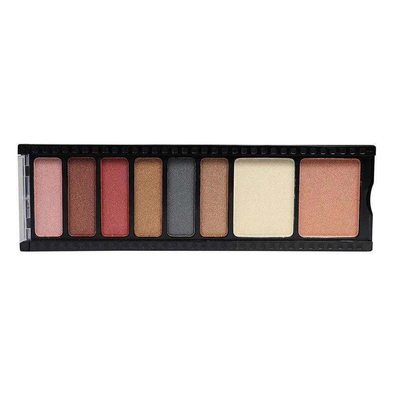 matt look 8 in 1 eyeshadow highlighter palette