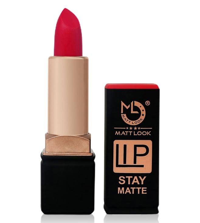 matt look lip stay matte lipstick 10 intense fuchsia - 3.5 gm
