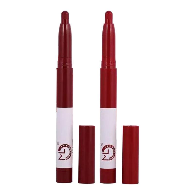 matt look stain lip crayon matte non-transfer lipstick combo - 11