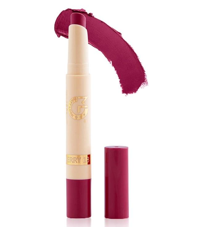 matt look velvet smooth non transfer lipstick 18 deep raspberry - 2 gm