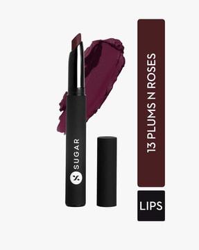matte attack transferproof lipstick - 13 plums n roses (deep reddish plum)