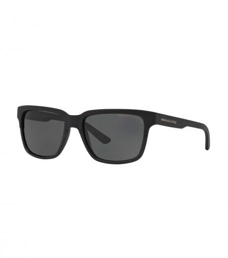 matte black fashion sunglasses