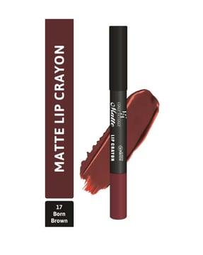 matte lip crayon - 17 born brown