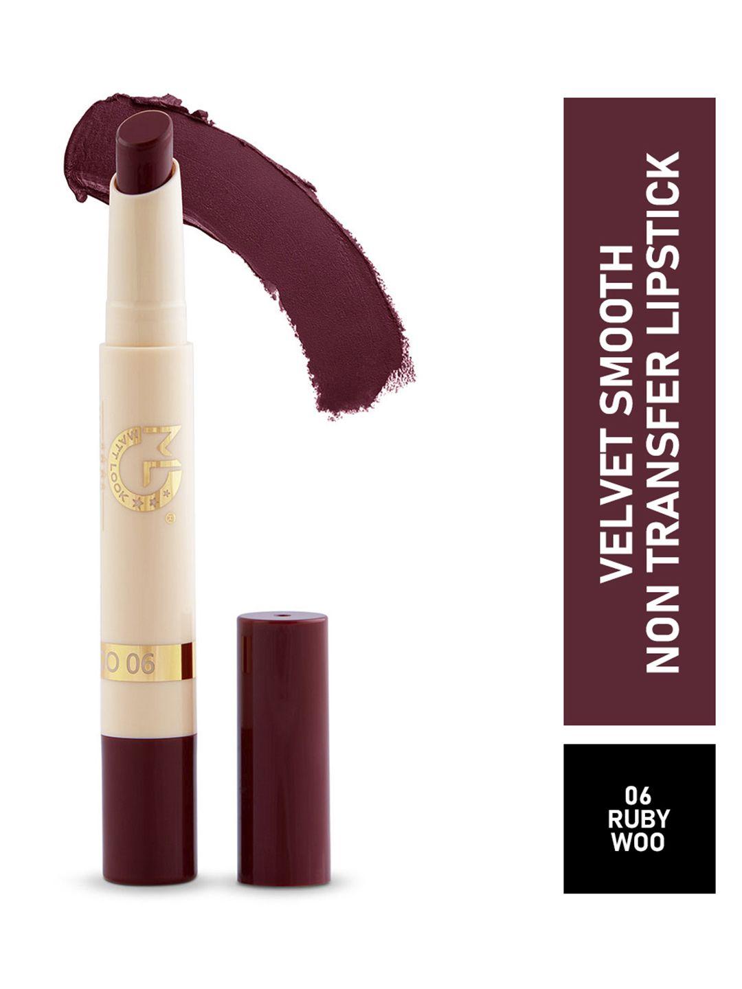 mattlook velvet smooth non-transfer lipstick - ruby woo