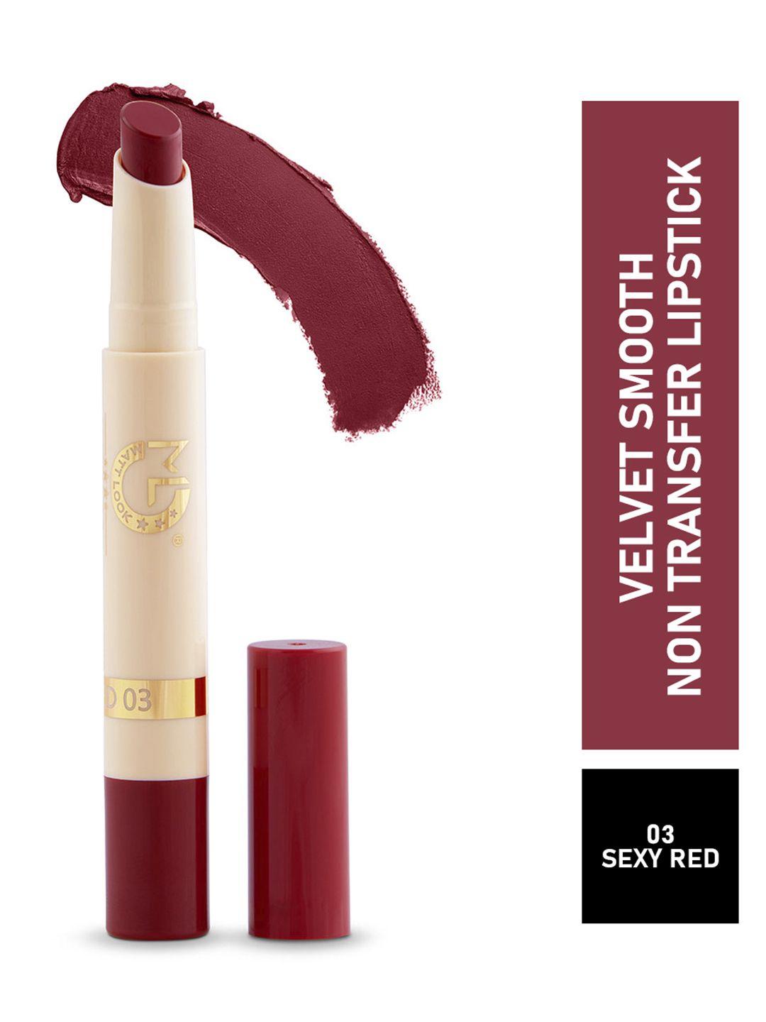 mattlook velvet smooth non-transfer lipstick - sexy red