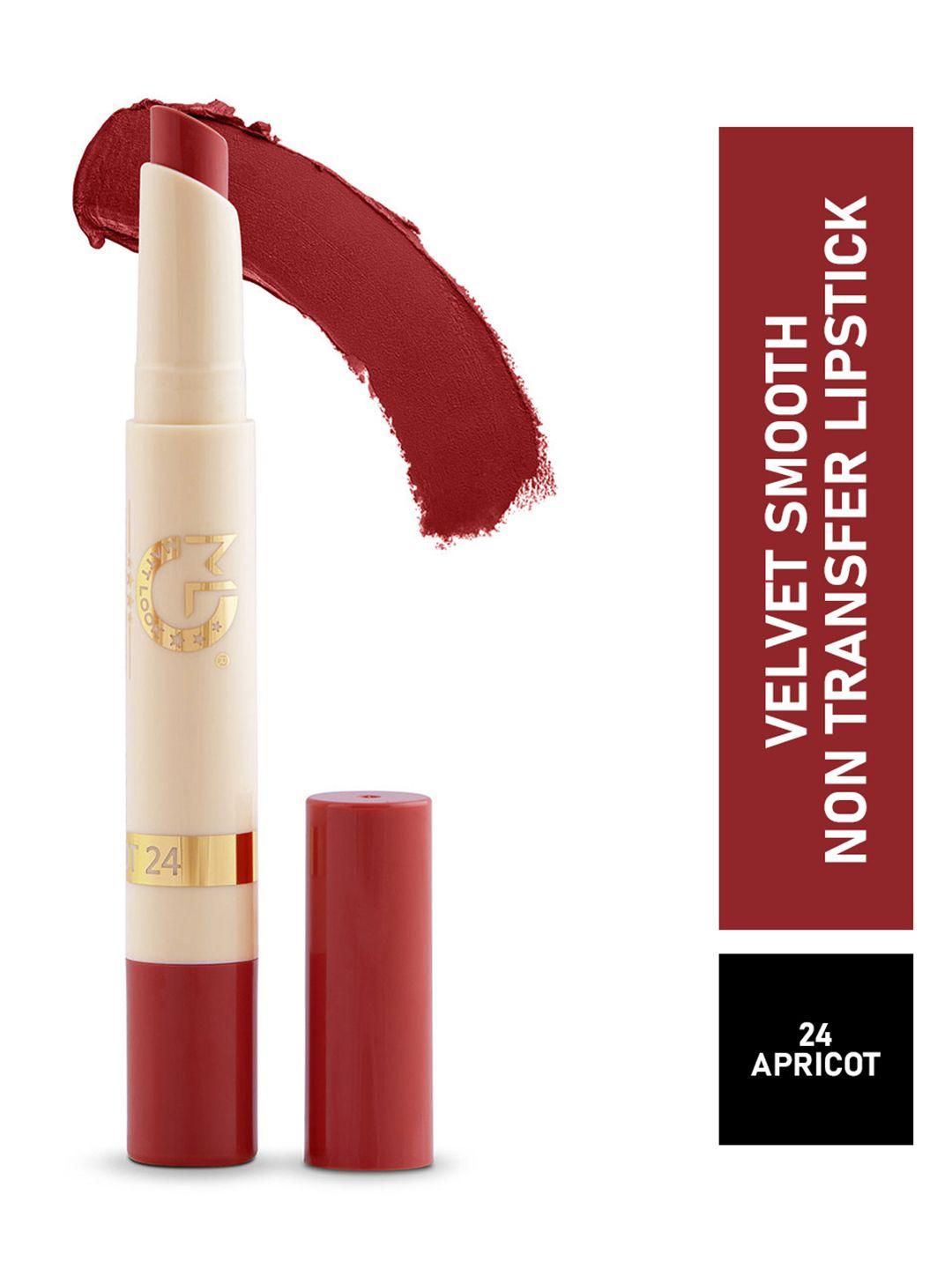 mattlook women velvet smooth non-transfer, long lasting & water proof lipstick - apricot