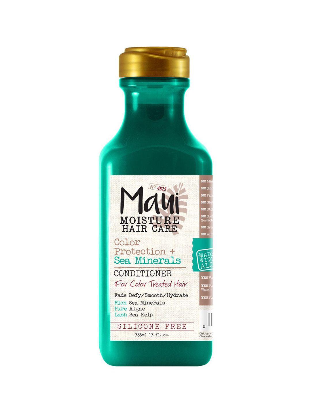 maui moisture color protection + sea minerals conditioner for colored treated hair - 385ml