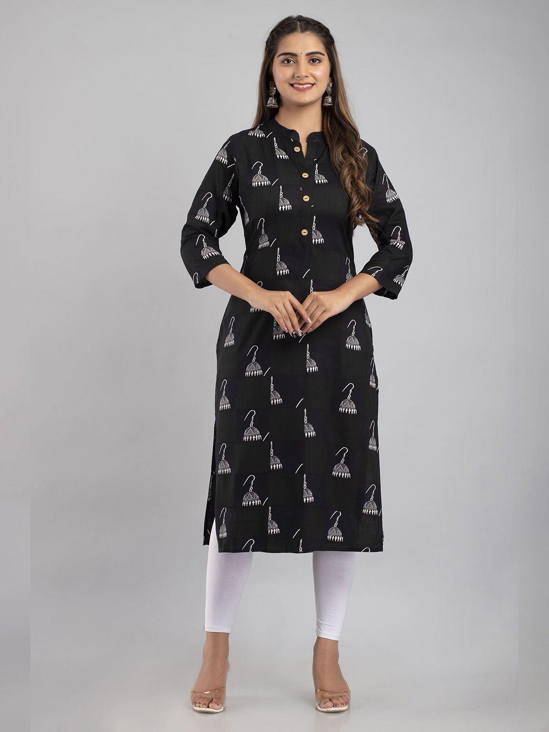 mauka women quirky printed kurta