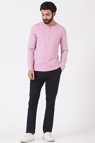 mauve single jersey shirt