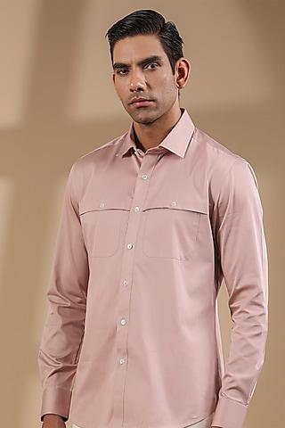 mauve supima cotton shirt