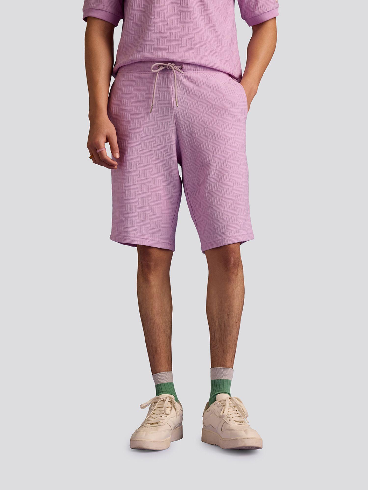 maverick jacquard shorts digital lavender