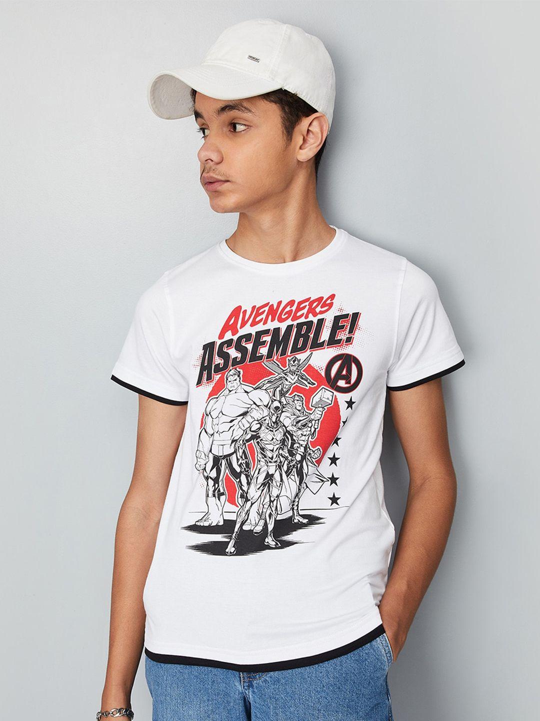 max-boys-avengers-printed-cotton-t-shirt