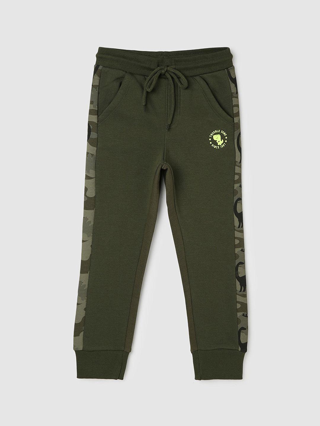 max boys camouflage printed joggers