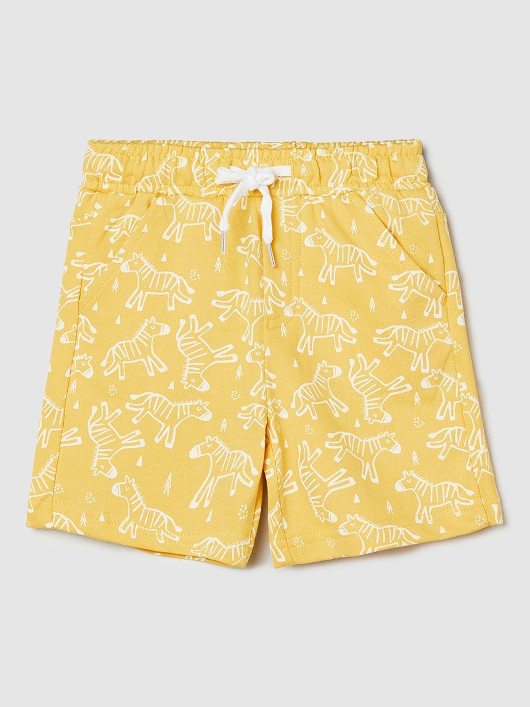 max boys conversational printed pure cotton rapid dry regular shorts
