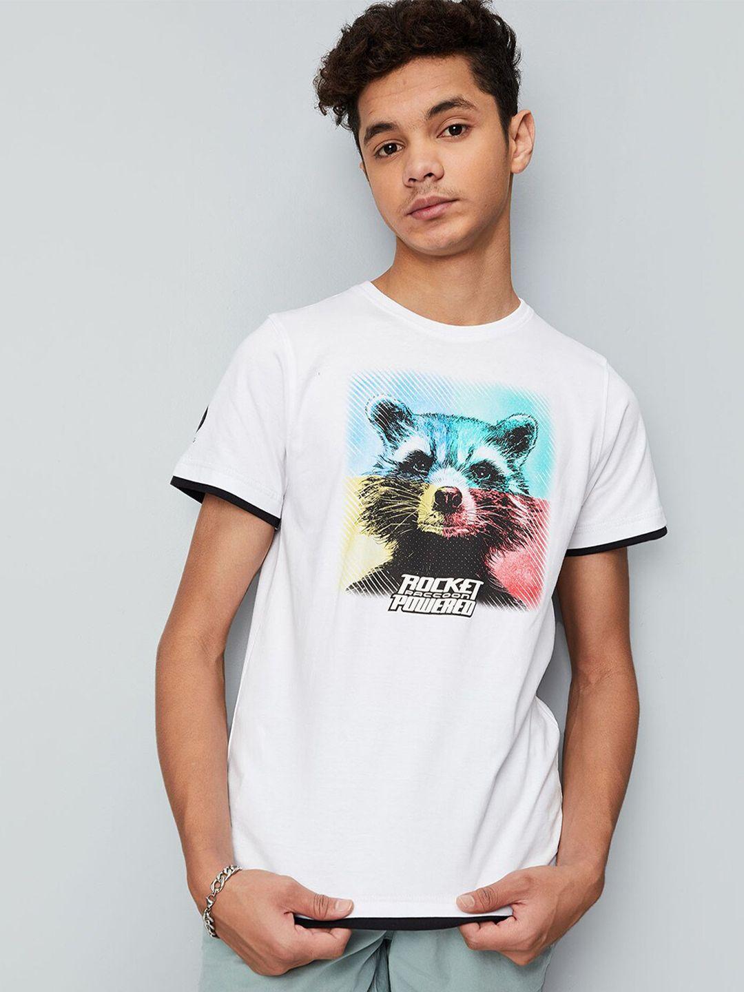 max boys graphic printed cotton t-shirt