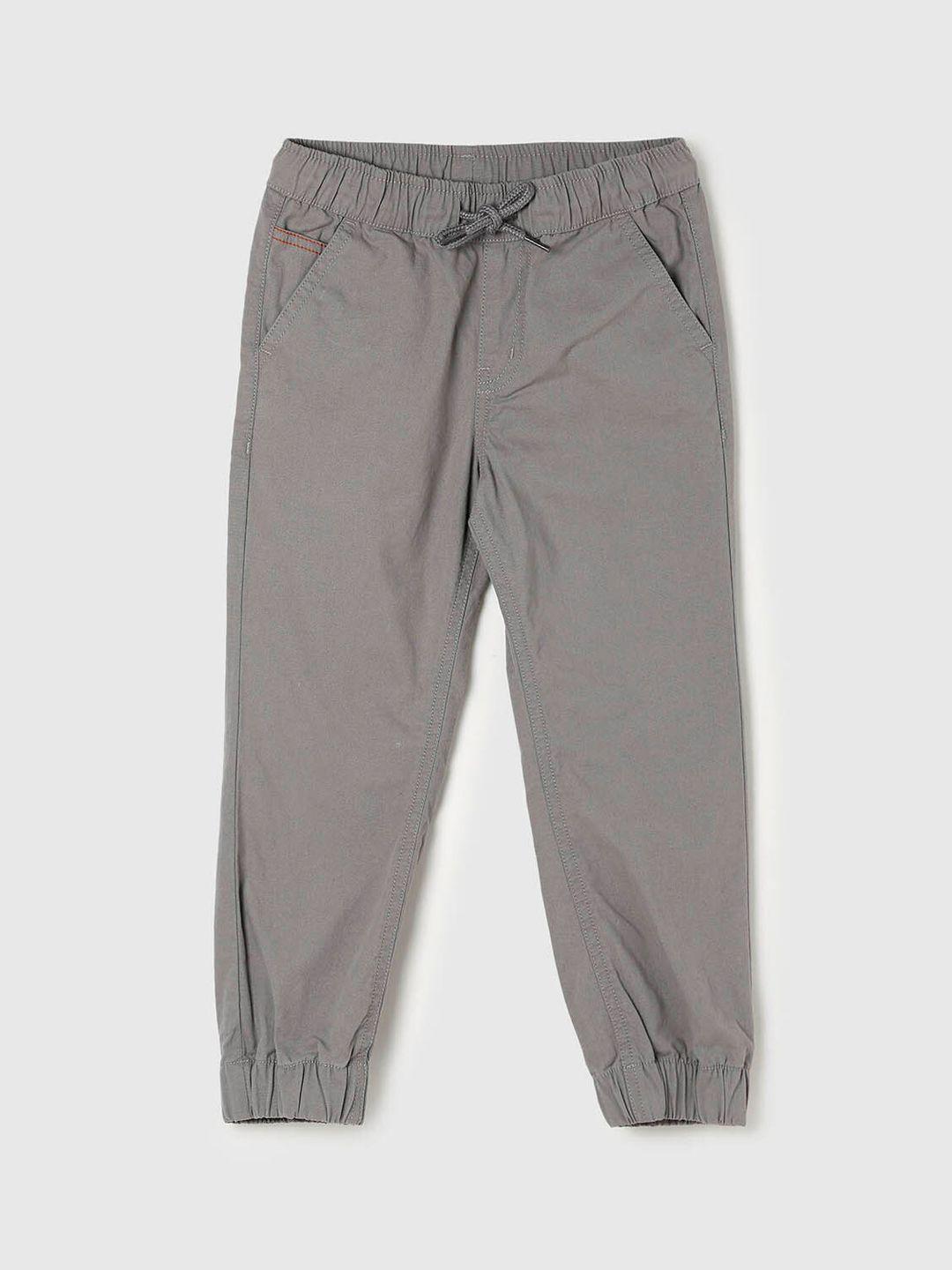 max boys grey joggers trousers