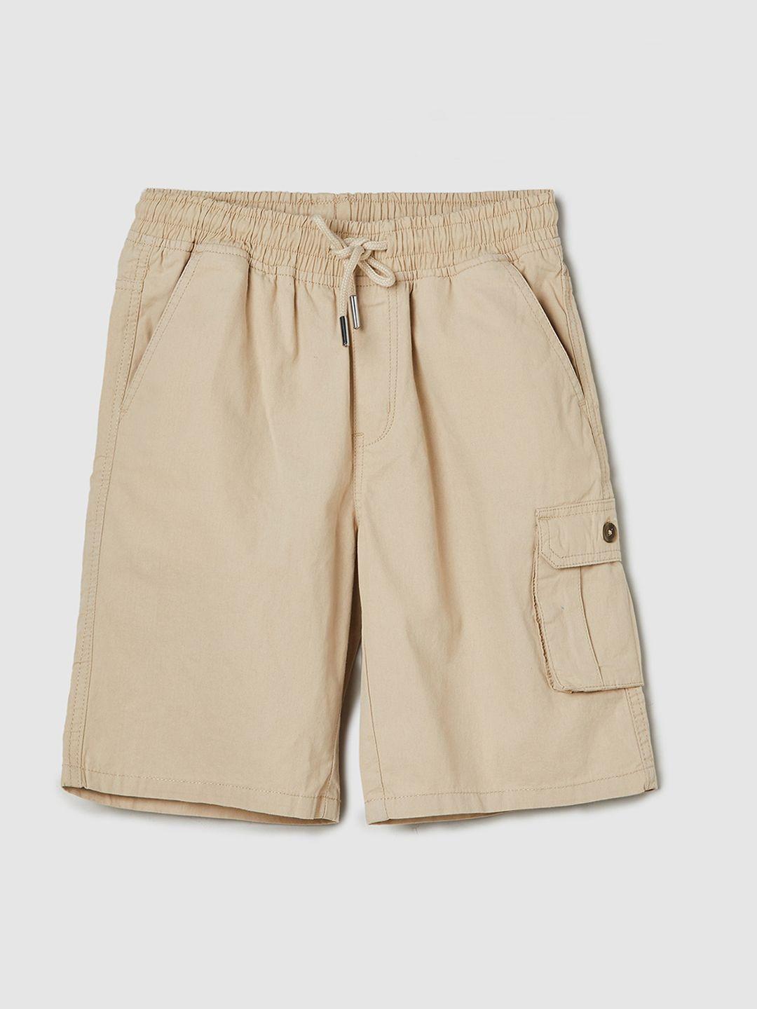 max boys mid-rise casual cotton shorts
