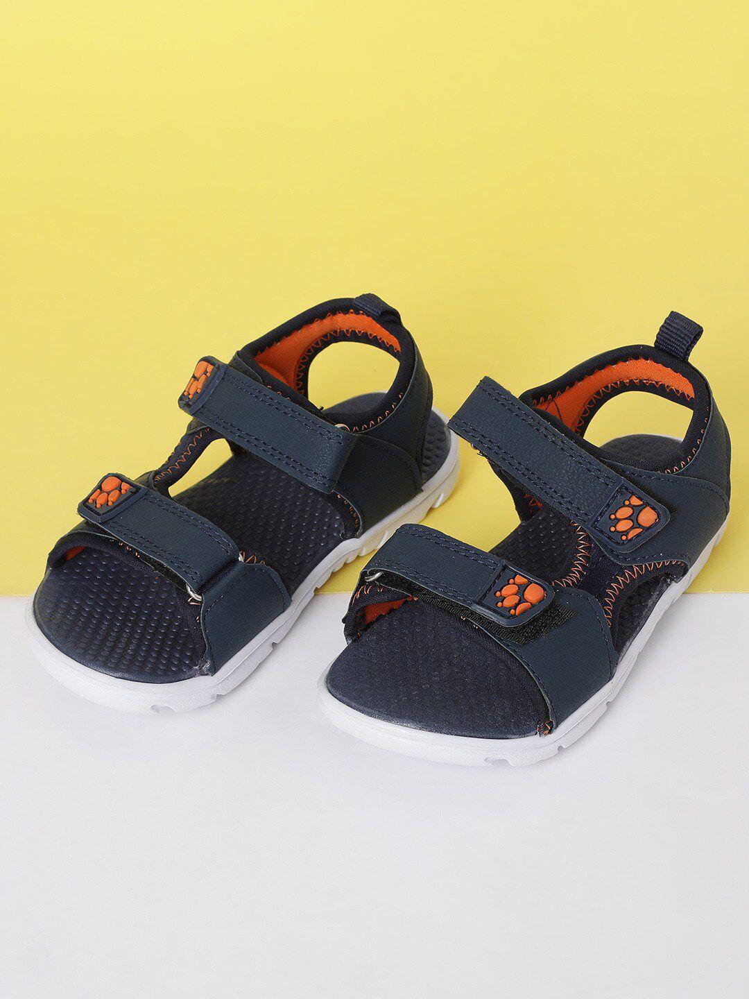 max-boys-navy-blue-solid-pu-comfort-sandals