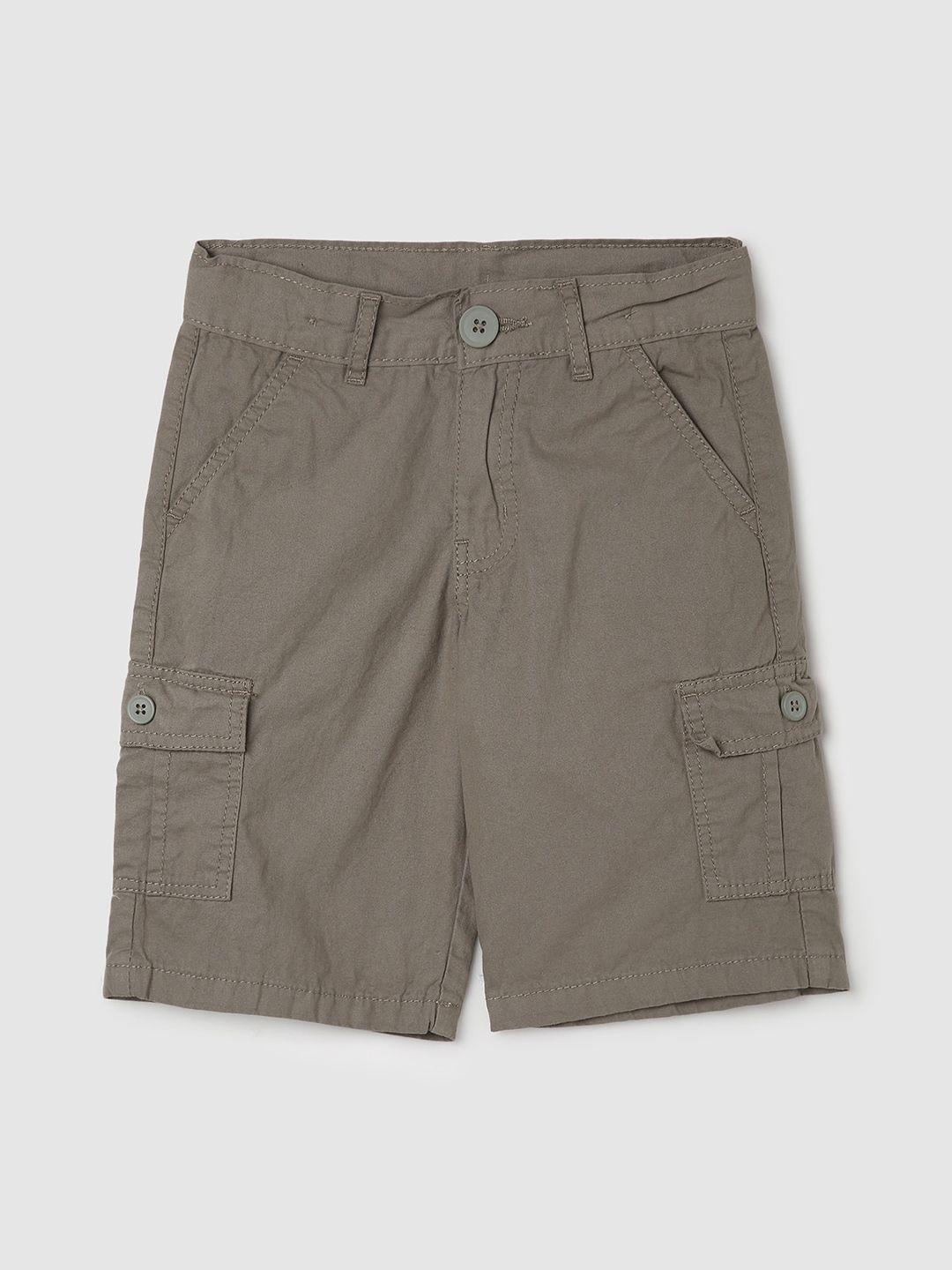 max boys pure cotton cargo shorts
