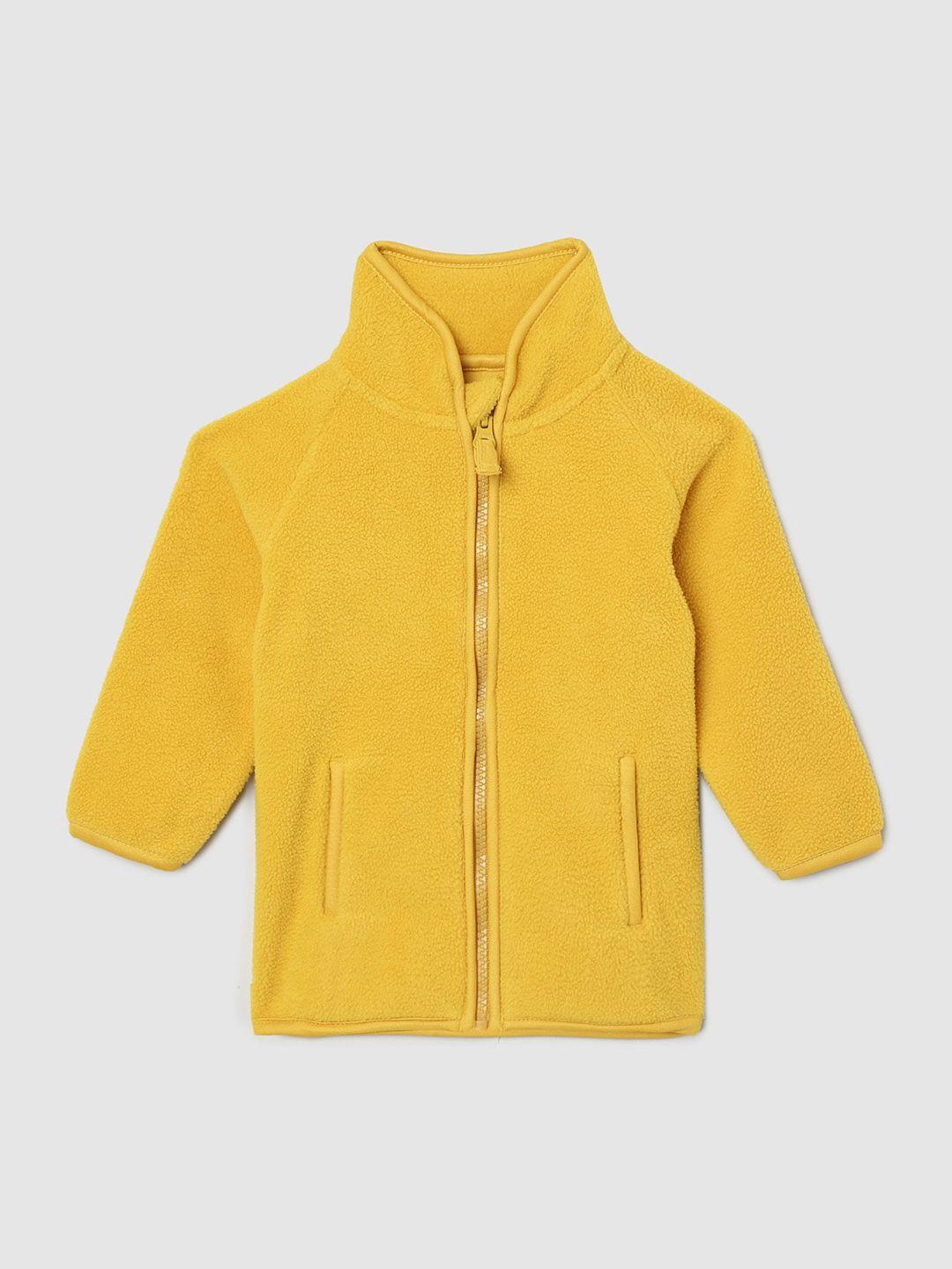 max boys yellow solid sweater