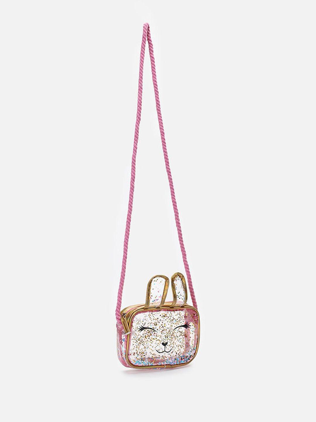 max girls embellished structured sling bag