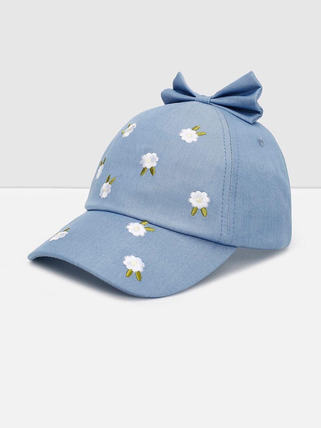 max girls embroidered cotton baseball cap