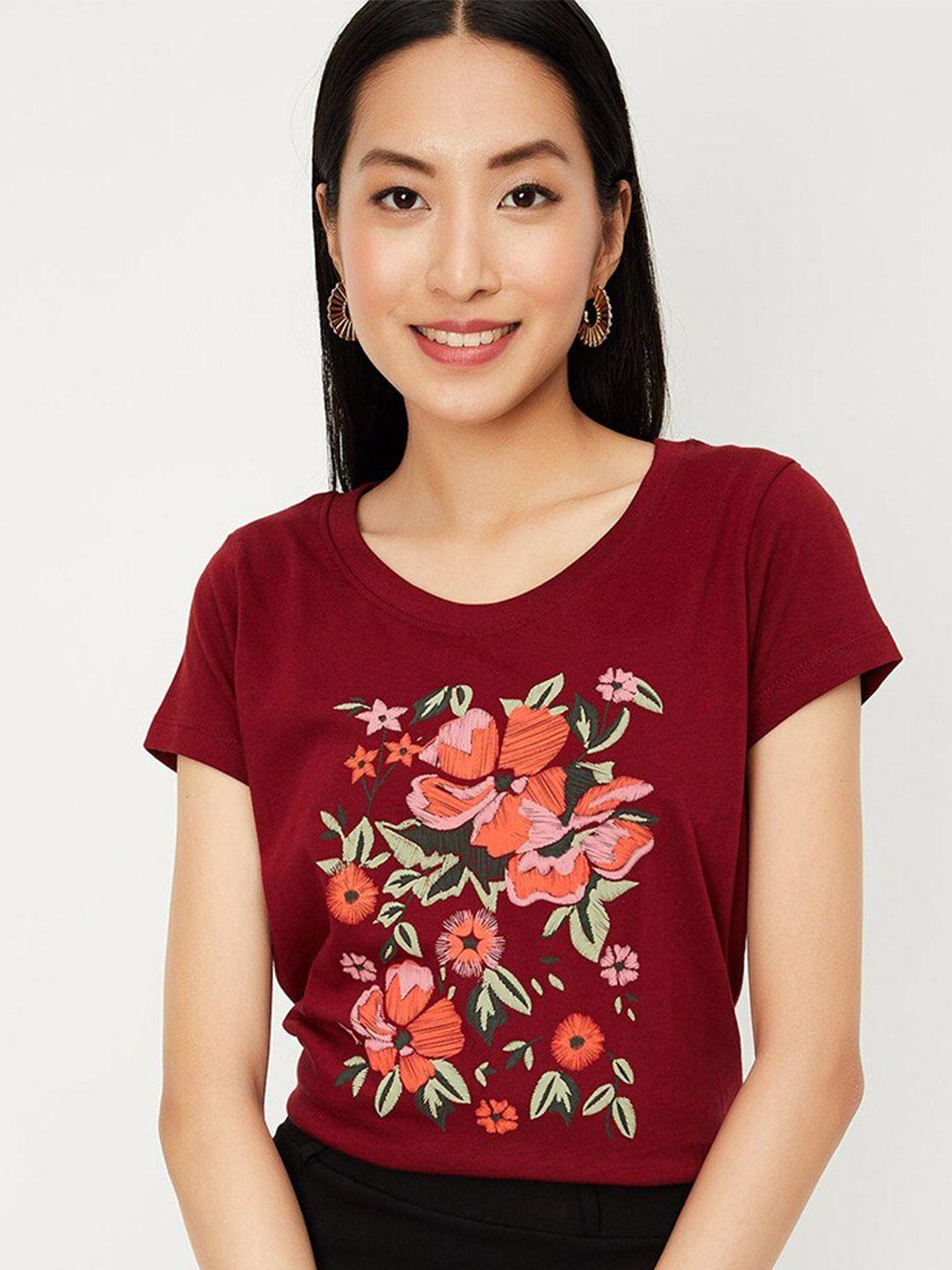 max graphic printed short sleeves pure cotton t-shirt