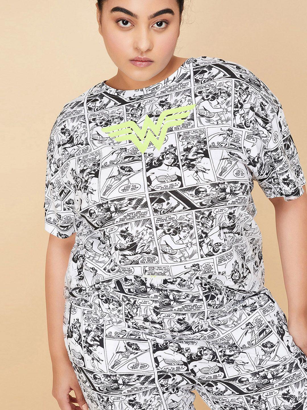 max humour and comic printed cotton t-shirt