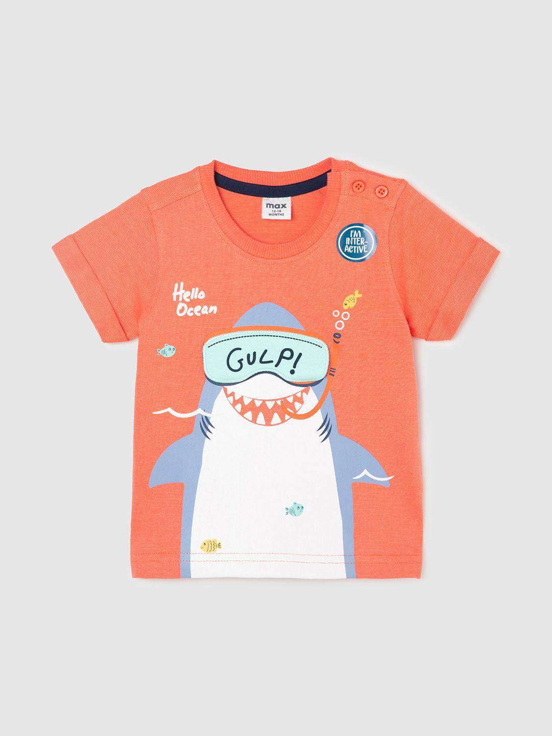 max-infant-boys-graphic-printed-pure-cotton-t-shirt