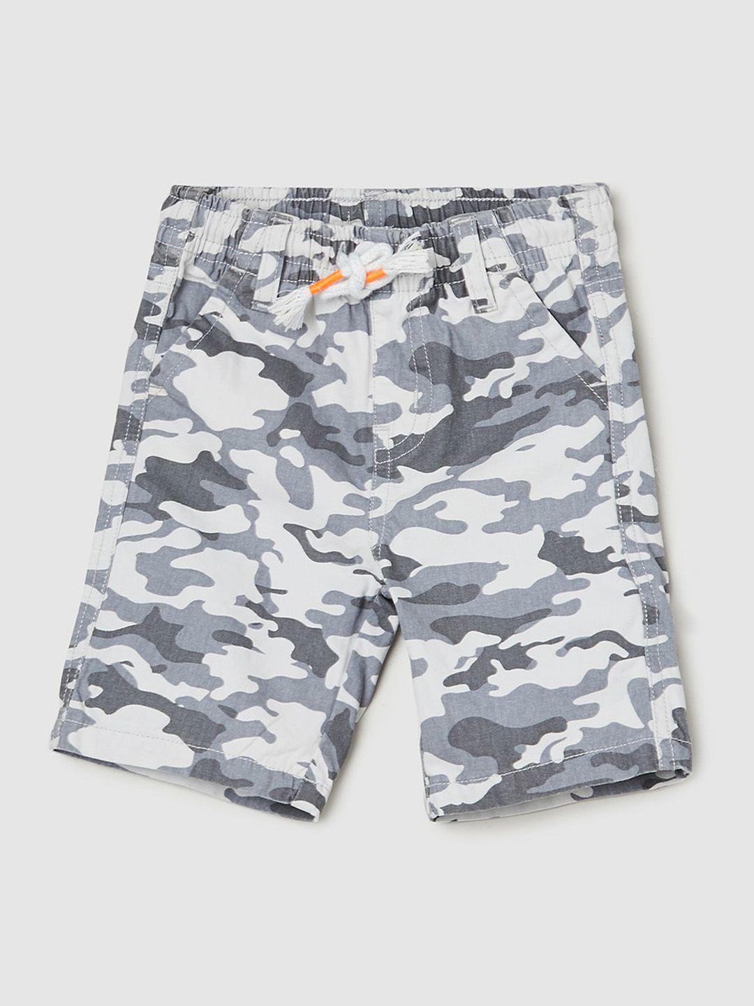 max infants boys camouflage printed pure cotton shorts