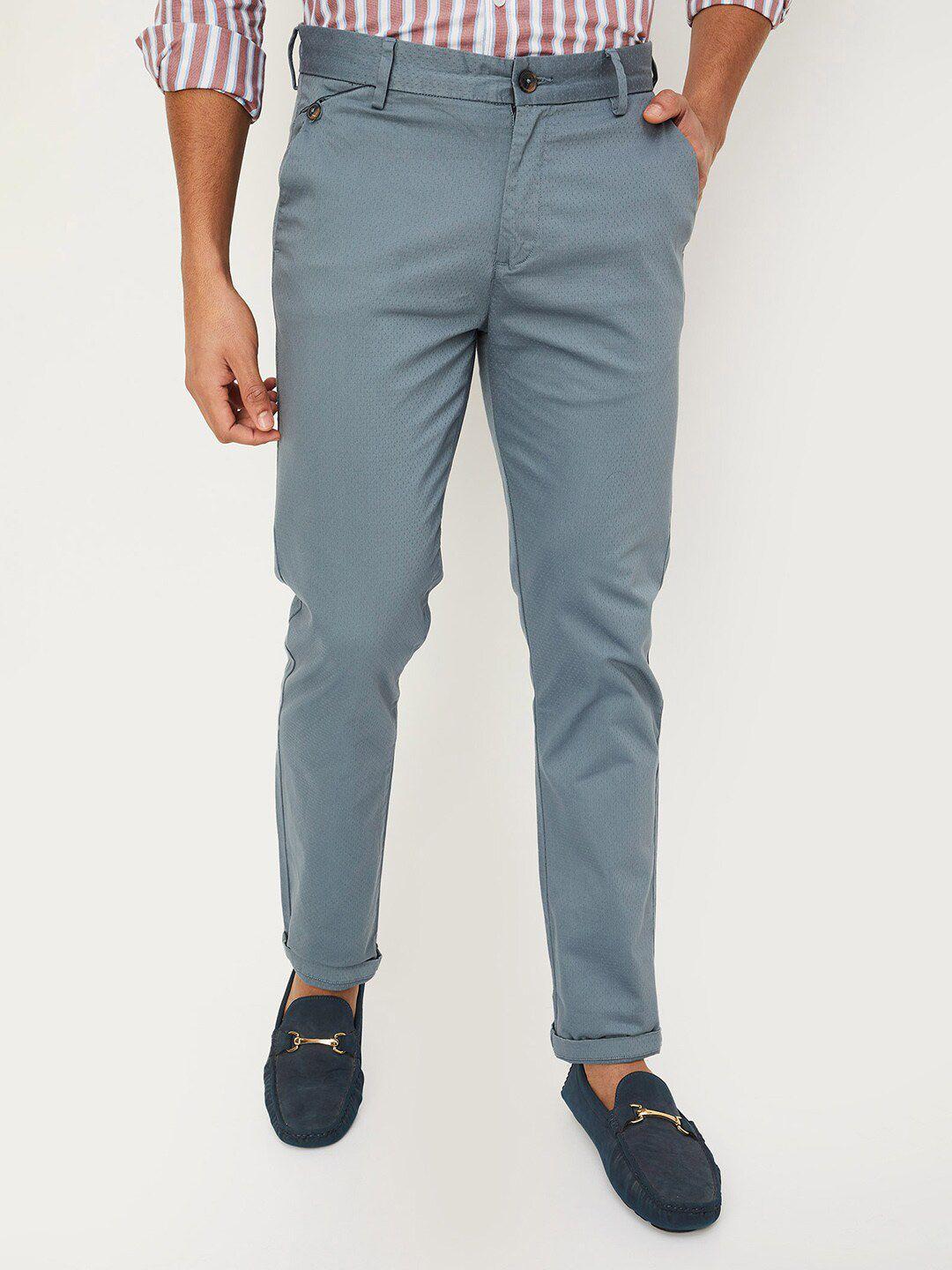 max men abstract printed regular trousers