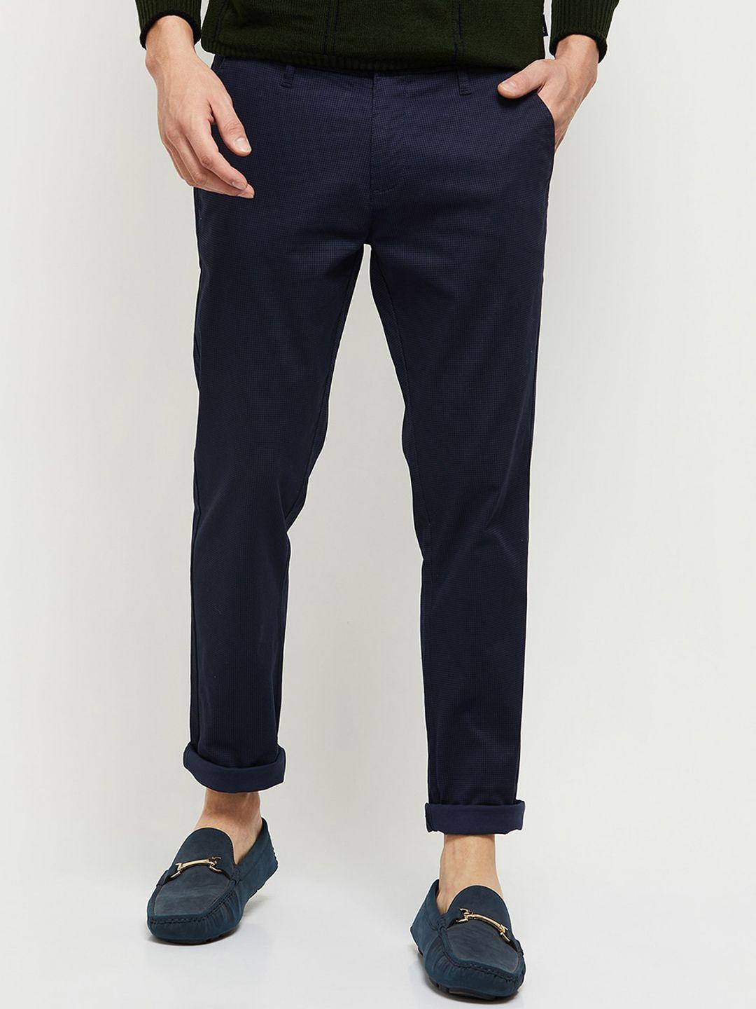 max men blue chinos trousers