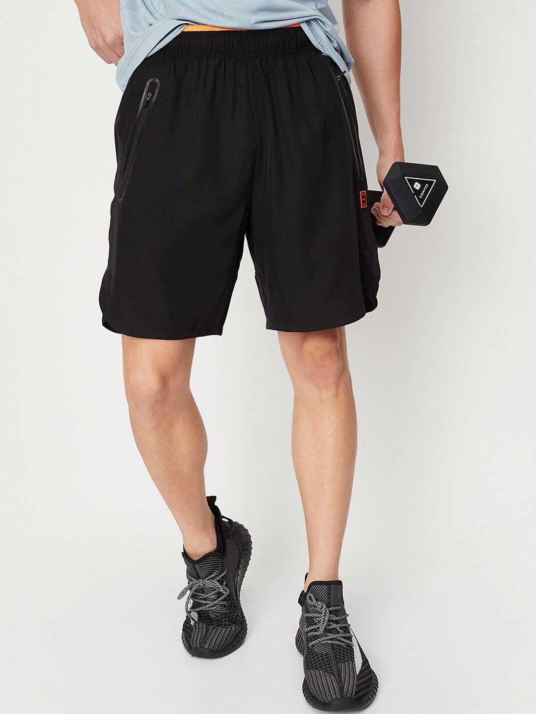 max men mid-rise weight lifting sports shorts