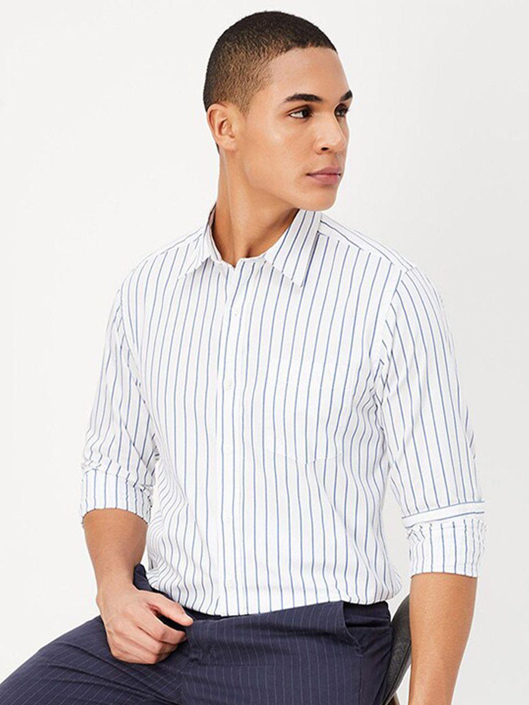 max men opaque striped casual shirt