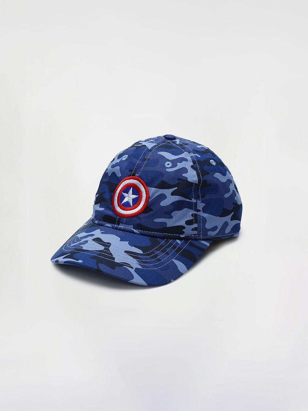 max men printed pure cotton visor cap