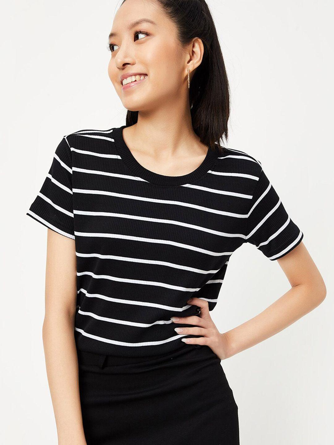 max striped short sleeves t-shirt