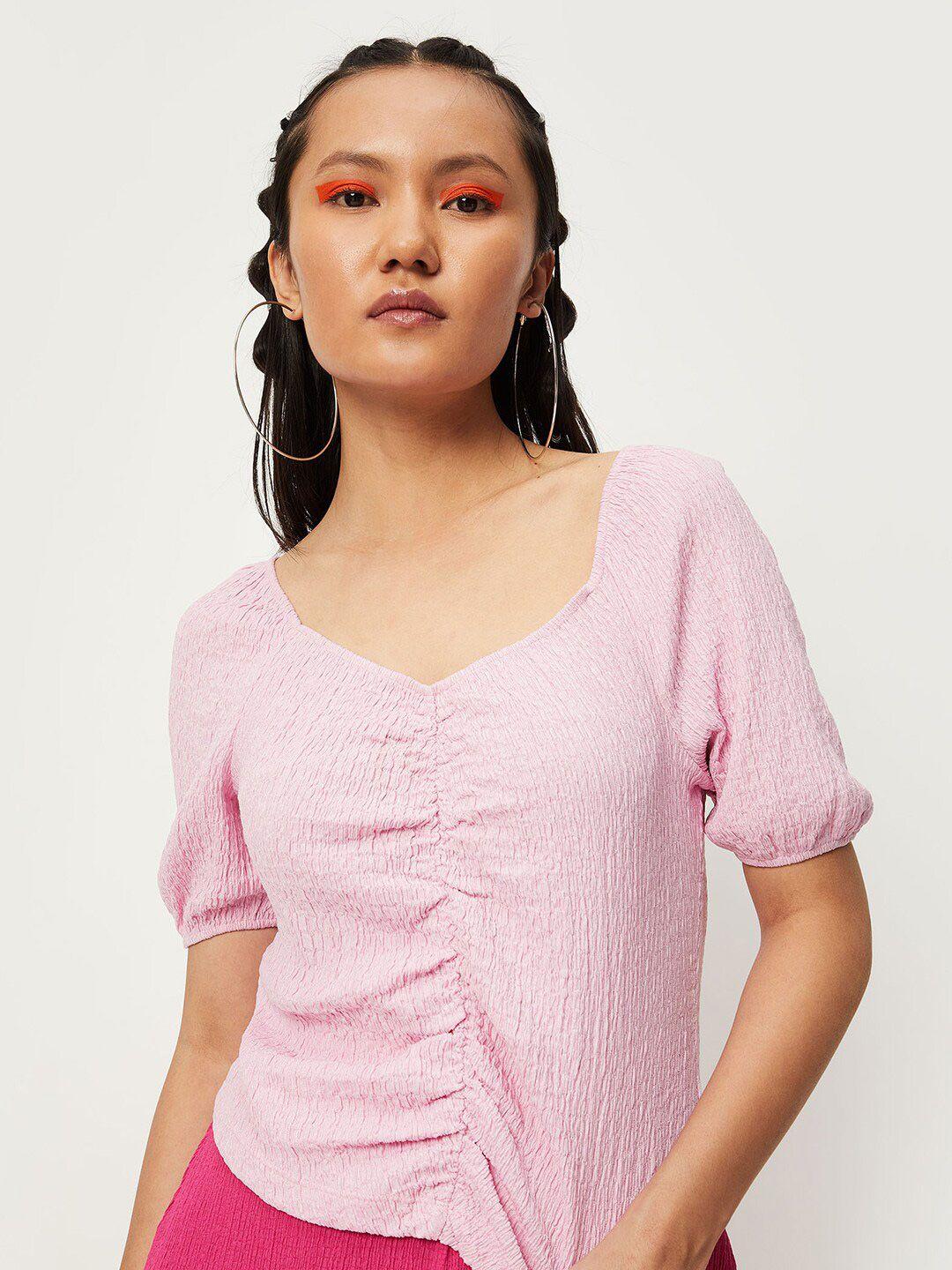 max sweetheart neck top