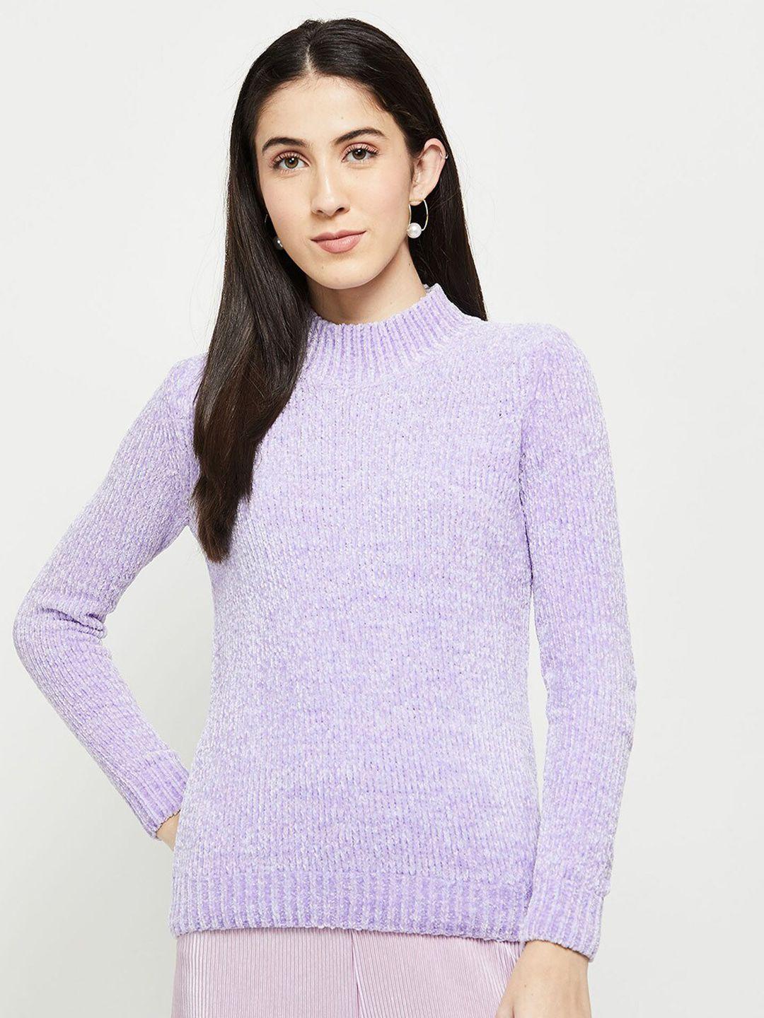 max women lavender pullover